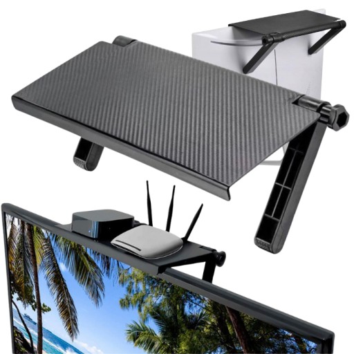 MONTOVANÝ POLIČNÝ DRŽIAK PRE TV MONITOR DVBT ŠTANDARDNÝ DEKODÉR
