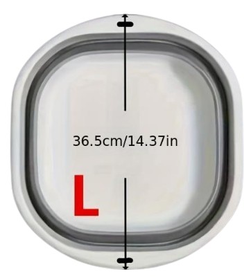 Silikónová skladacia štvorcová misa do kuchyne, kúpeľne, univerzálna, 8 litrov