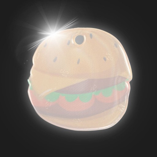 Mäkký reflexný prívesok Burger Premium AGR