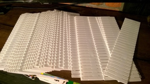 Organizér Oddeľovač zásuviek Nastaviteľné priečky zásuviek - 6 KS