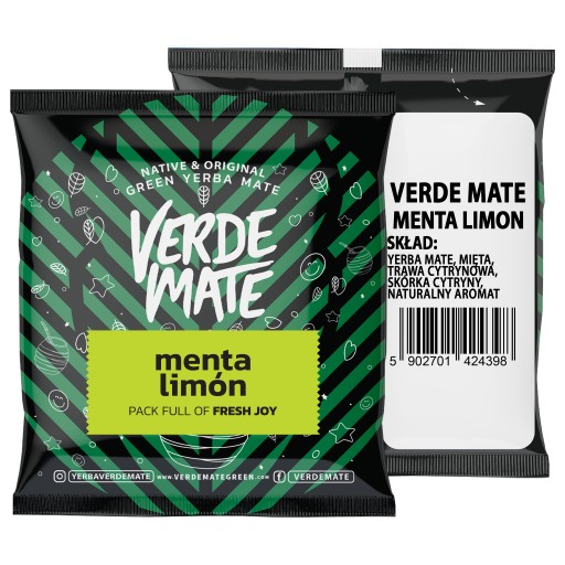 Yerba VERDE MATE Menta Limon 50g vzorka
