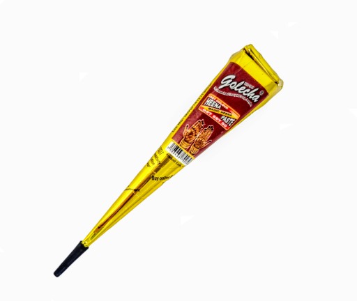 Henna v kornútku pripravená na aplikáciu MEHANDI Gaštanová hnedá (MAROON) 25g Gole