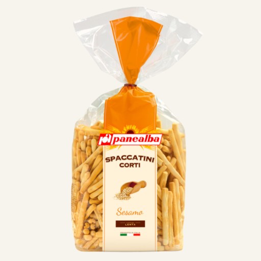 Panealba - Grissini Corti 250g: Talianske tyčinky so sezamom