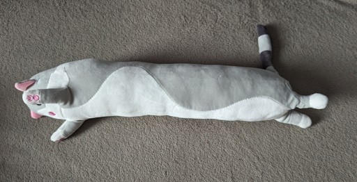 Mäkký plyšový plyšový valec na vankúš 50 cm XL