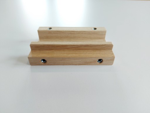 Nábytková úchytka ELKA, dĺžka 96mm, veľ. 64mm SUROVÝ DUB