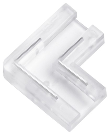 Konektor pre COB LED pásiky 8mm uhlový neónový konektor