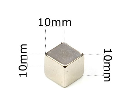 SILNÉ NEODYMOVÉ MAGNETY 10x10x10 / NEODYMOVÉ MAGNETY /
