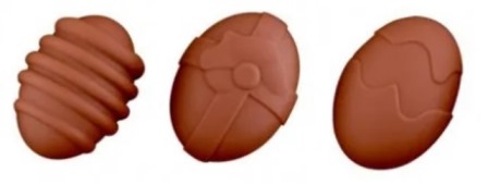 SILIKÓNOVÁ FORMA NA PRALINOVÉ ČOKOLÁDOVÉ VAJCIA 8655