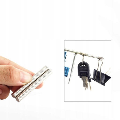 SILNÉ MAGNETY NEODYMIOVÉ MAGNETY 10x2 mm * 12 ks *