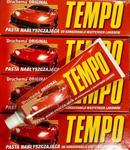 Tempo lesklá pasta s voskom 120g Druchema