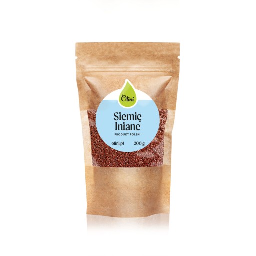 100% ľanové semienko Olini 200 g prírodné