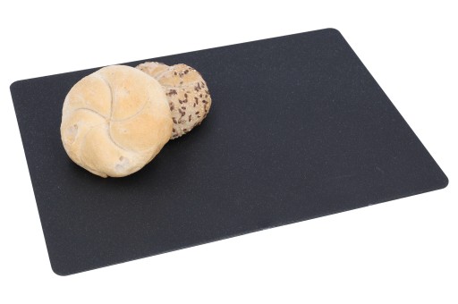 FLEXIBILNÁ kuchynská doska na krájanie, čierna, flexibilná plastová podložka, 33x24