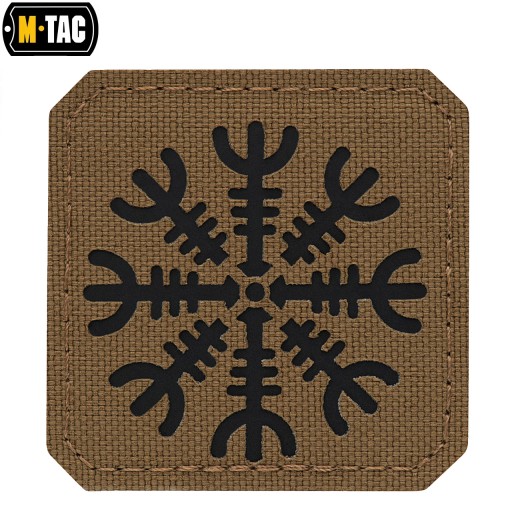 Nášivka PRILBA Terror AEGISHJALMUR LASER CUT M-TAC Black-Coyote