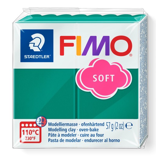 Smaragdová termosetová hmota 57g Soft 9713