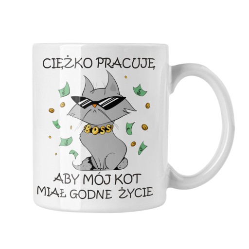 HRNČEK ŤAŽKO PRACUJEM, ABY MOJA MAČKA MALA DÔSTOJNÝ ŽIVOT