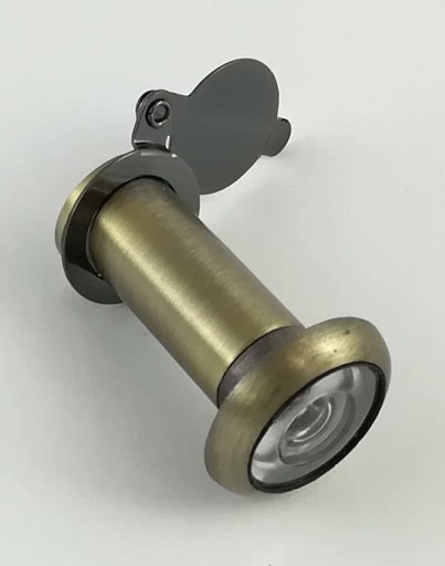 Priezor dvierok 35-60mm 14mm chrómová mosadz patina