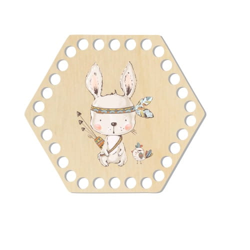BSZ461-UV Základňa košíka - šesťhran 15,3x13,4cm - kr