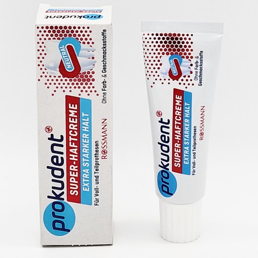 Prokudent neutrálny extra silný krém na zubné protézy 40g z NEMECKA