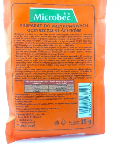Microbec 35g ECO Bakteriový prášok do septikov a latrín