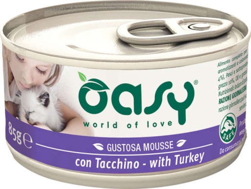 OASY MOUSE PAŠTÁTKA PRE MAČKY S KONZERVOU Z MORČANIA 85g