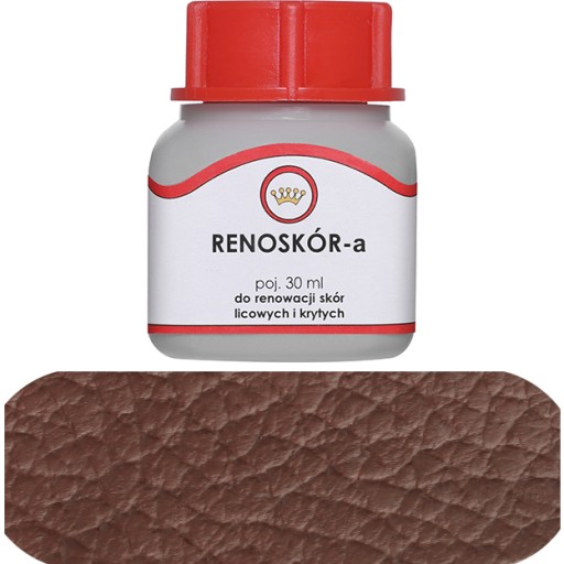 Farba na kožu Renoszkol lak 30ml svetlohnedá