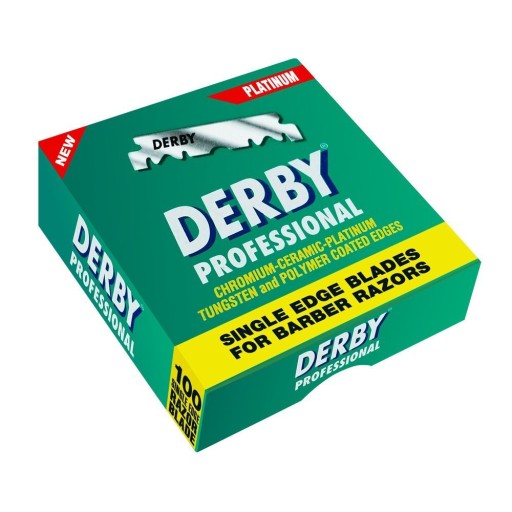 DERBY Profesionálne žiletky, polovice, 100 ks