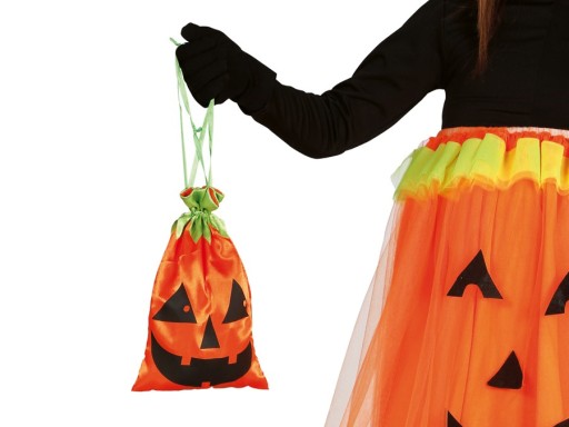 TEKVINOVÝ KROJ JESENNÝ HALLOWEENSKÝ PLES 2 kusy