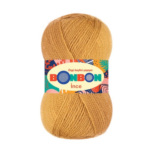 NAKO BonBon Ince 98415 Saffron 100% AKRYL