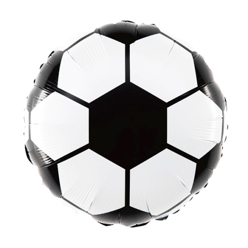 FÓLIOVÝ BALÓN FUTBAL NA NARODENINY S PRILBOU VEĽKÁ 45 cm SADA BALÓNOV 6 KS