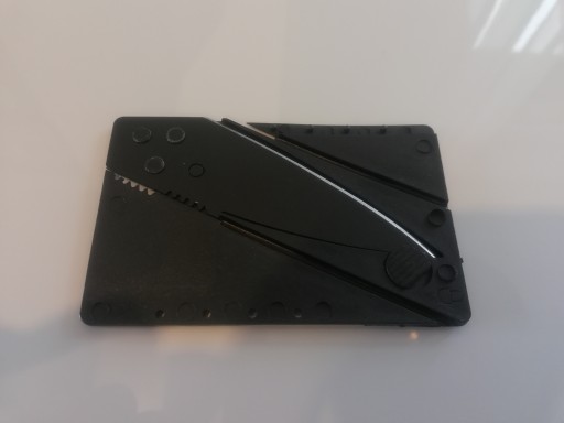 KNIFE Rozšíriteľná skladacia KREDITNÁ KARTA PREŽITIA