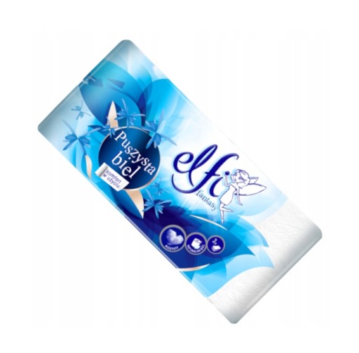 Elfi Fluffy White 3W toaletný papier 8 roliek