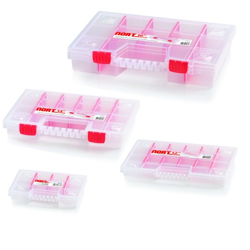 Organizérový box s priehradkami 19,5 x 15,5 x 3,5 cm