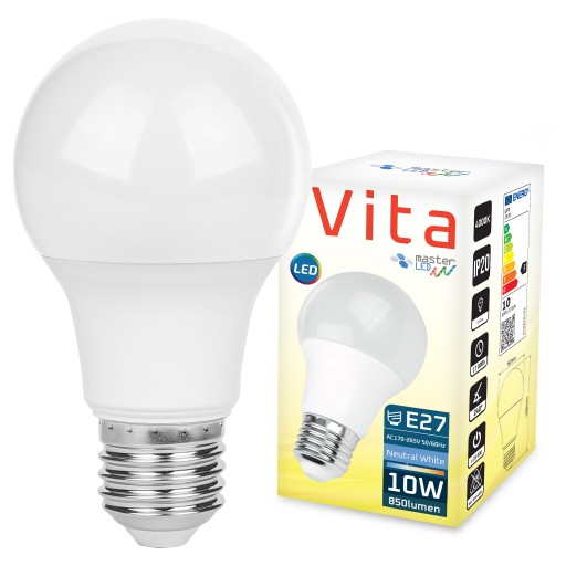 E27 LED žiarovka 2835 SMD 1000lm 10W guľa A60 230V