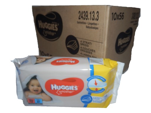 Huggies vlhčené obrúsky pre deti Unistar 56 ks