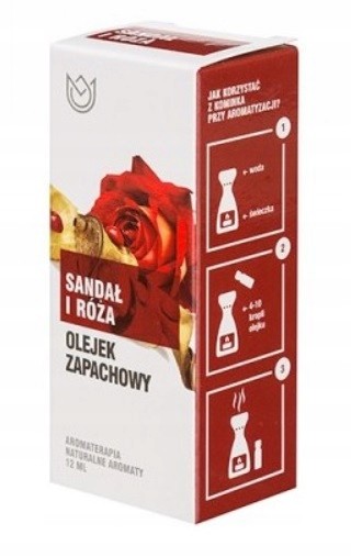 Vonný olej 12ml - SANDÁLOVÁ A RUŽOVÁ AROMA MASÁŽ