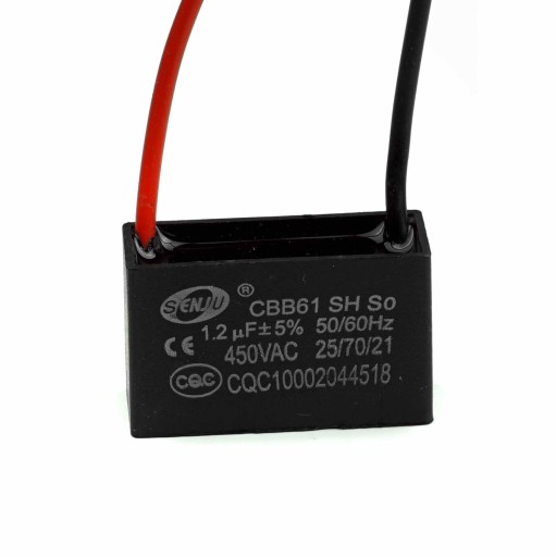 Štartovací kondenzátor motora 1,2uF 450V CBB61