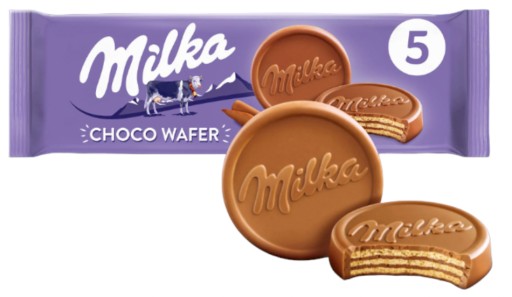 Milka Choco wafle so smotanovou mliečnou čokoládou oblátková tyčinka 1 ks plnená