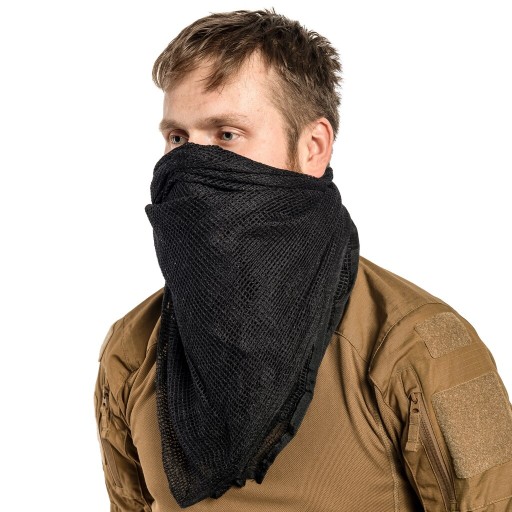 Sieťová šatka Brandit Commando - čierna