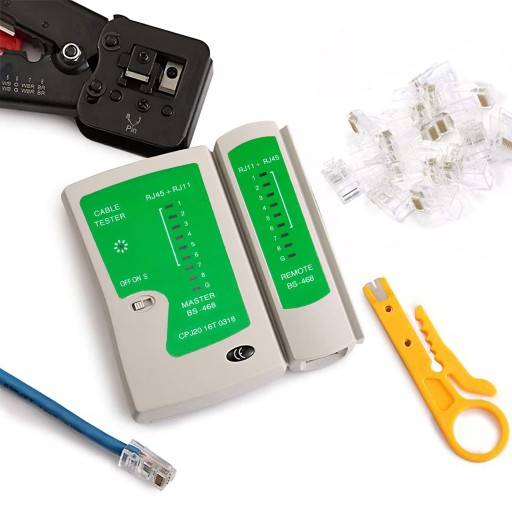 TESTER SIEŤOVÝCH KÁBLOV RJ45 RJ11 LED