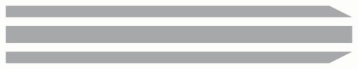 Nálepky na motorku STRIPES 30cm SILVER #2