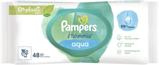 Utierky PAMPERS AQUA HARMONIE 99% VODA 48 ks
