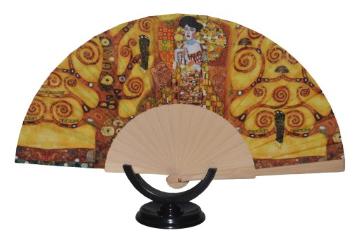 Ručný drevený ventilátor FLAMENKO, gypsy oriental