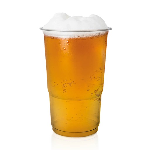 Plastový PP tulipánový hrnček na pivo 95mm 400ml 50 ks.