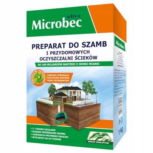 BROS MICROBEC PRÍPRAVOK NA septiky EUKALIPTUS 25G