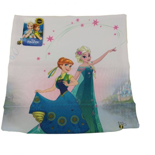 Dekoračná obliečka na vankúš Anna a Elsa ružová 38x38cm