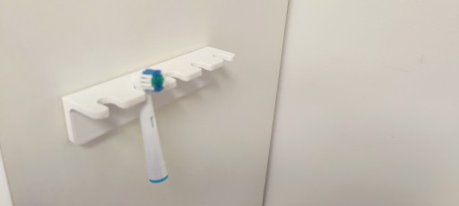 Držiak na zubnú kefku Oral B, závesný, 5-dielna montáž