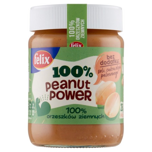 Felix Peanut Power 100% arašidová pasta 350 g