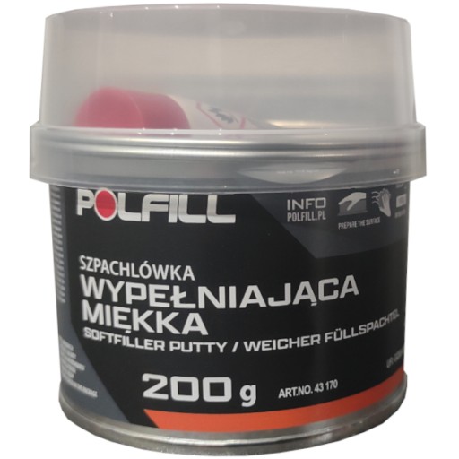 PLNIČNÝ TMEL POLFILL, MÄKKÝ, 0,2 kg
