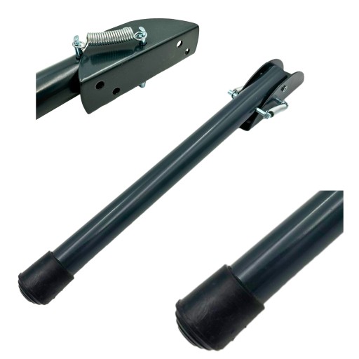 SILNÁ GARÁŽOVÁ PODPORNÁ PÁDKA PRE BRÁNY 50 cm GRAFITOVÁ ZÁMKOVÁ NOŽKA