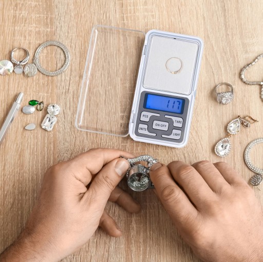 Mini vrecková presná elektronická váha na šperky LCD 0,01g - 500g